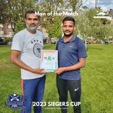 German Sherpa Man of the Match - Venu Kakani Mullheim Dark Knights