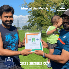 German Sherpa Man of the Match - Sudhanshu Shekar Düsseldorf Siegers Hawks